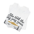 She Took the Long Way Round, No Regrets T-Shirt