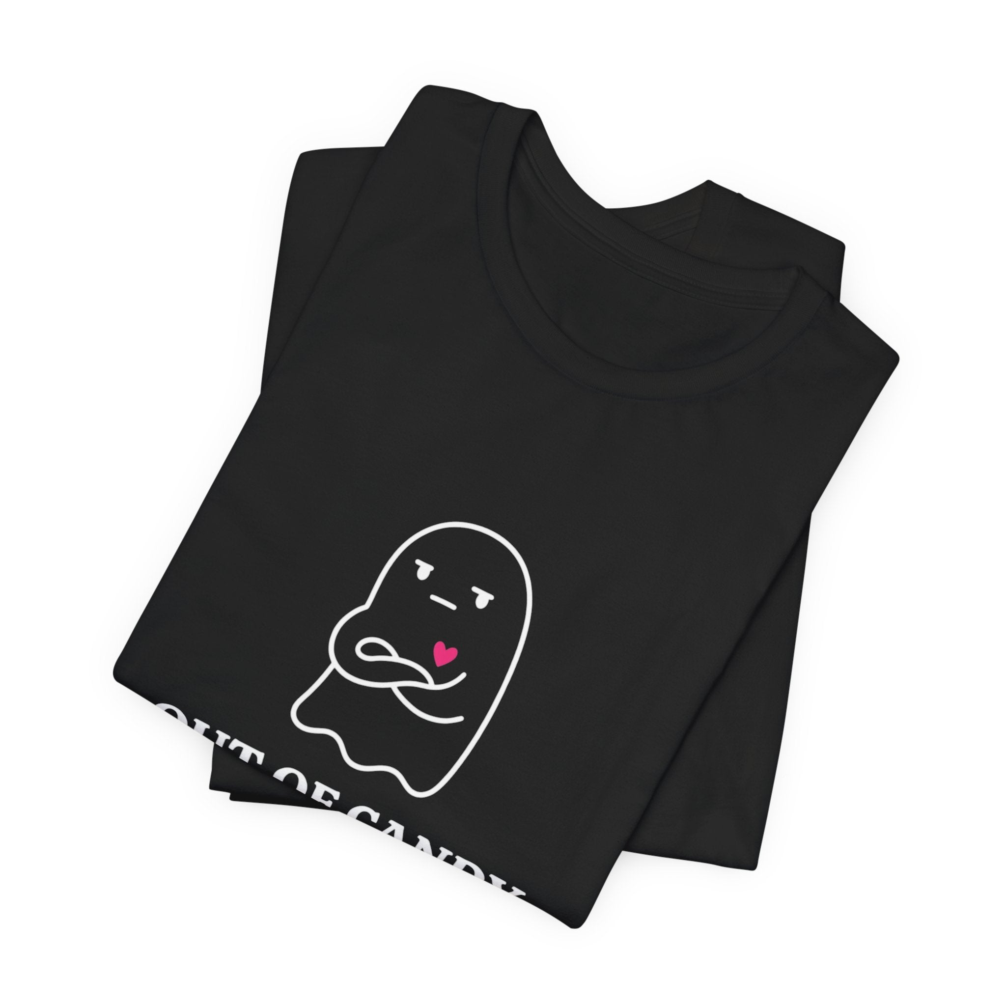 Out of Candy Ghost T-Shirt — Cute Halloween Graphic Tee