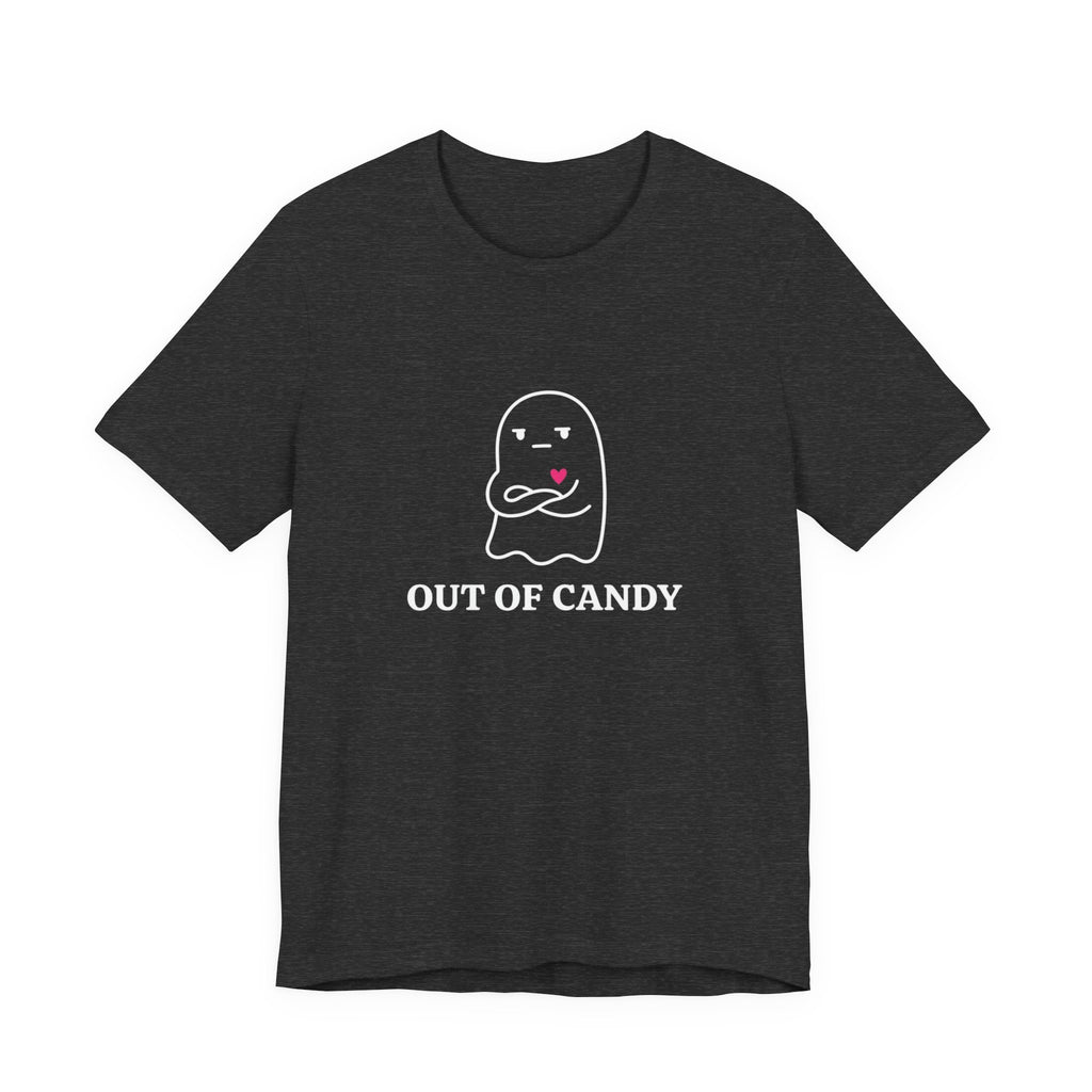 Out of Candy Ghost T-Shirt — Cute Halloween Graphic Tee