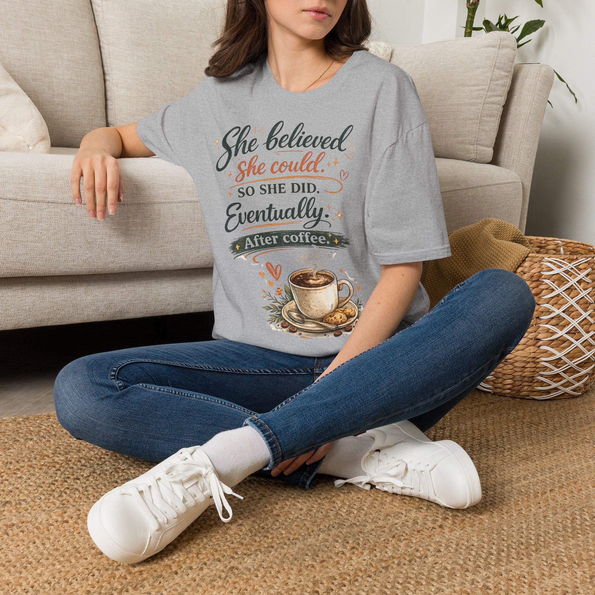 She Believed She Could So She Did Eventually T-Shirt