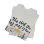 She Took the Long Way Round, No Regrets T-Shirt