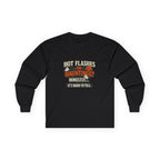 Hot Flashes or Hauntings? Funny Halloween Long Sleeve T-Shirt