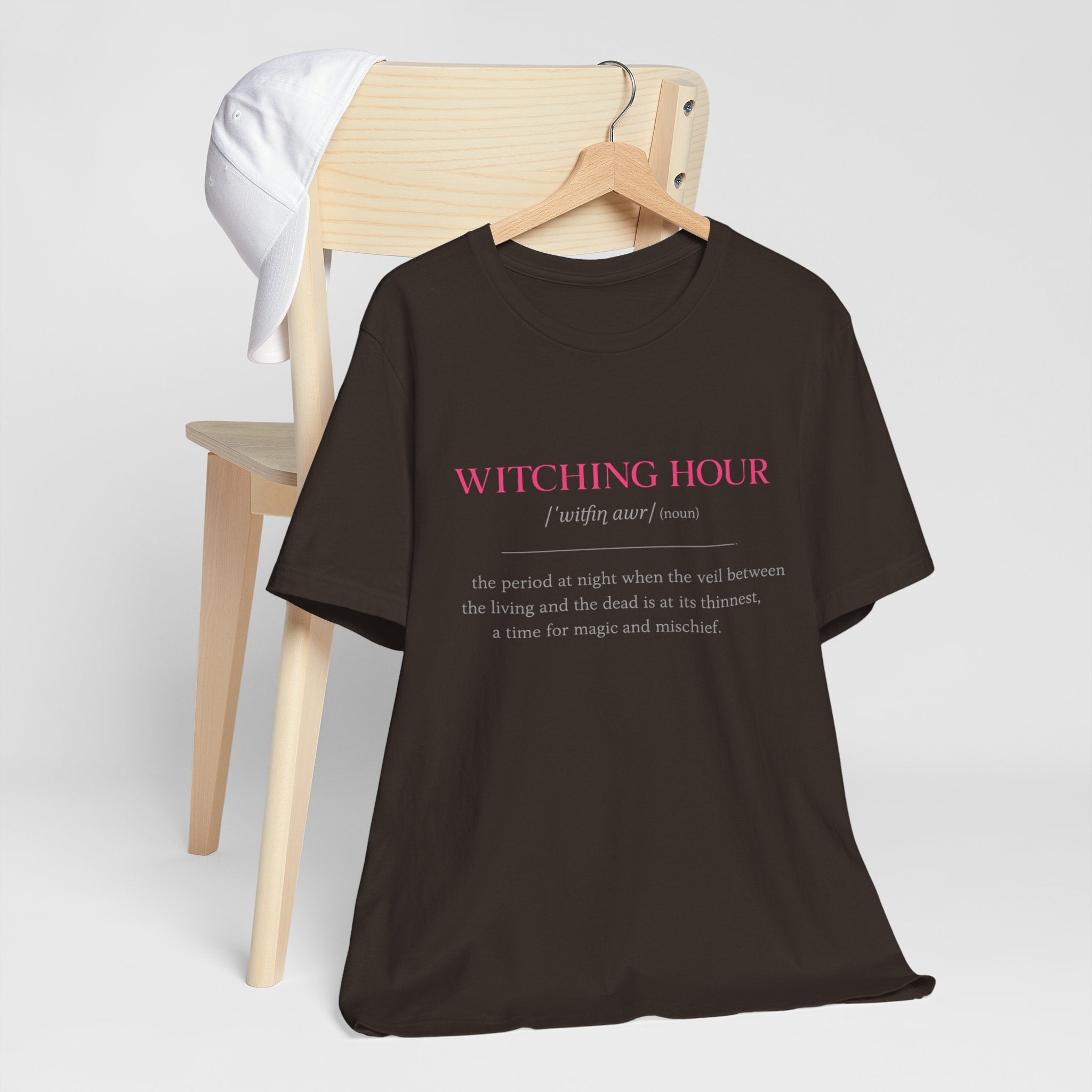 Witching Hour Definition Tee — Gothic Witchy Halloween T‑Shirt