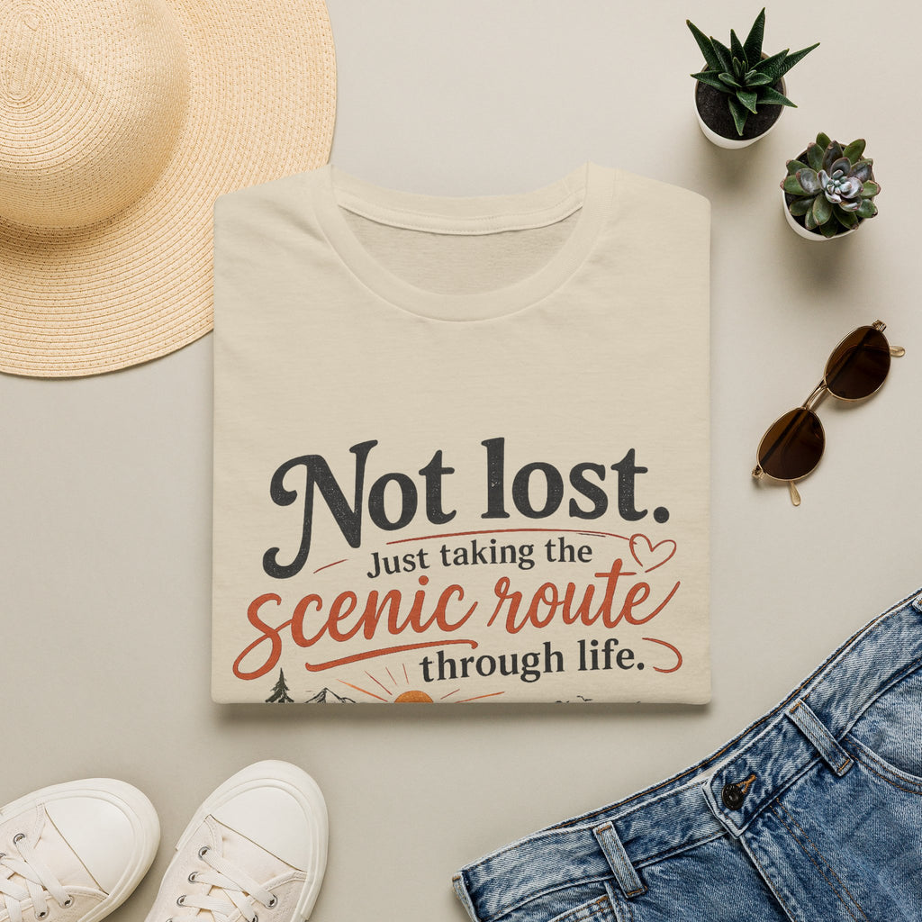 Not Lost. Just Taking the Scenic Route Through Life T-Shirt