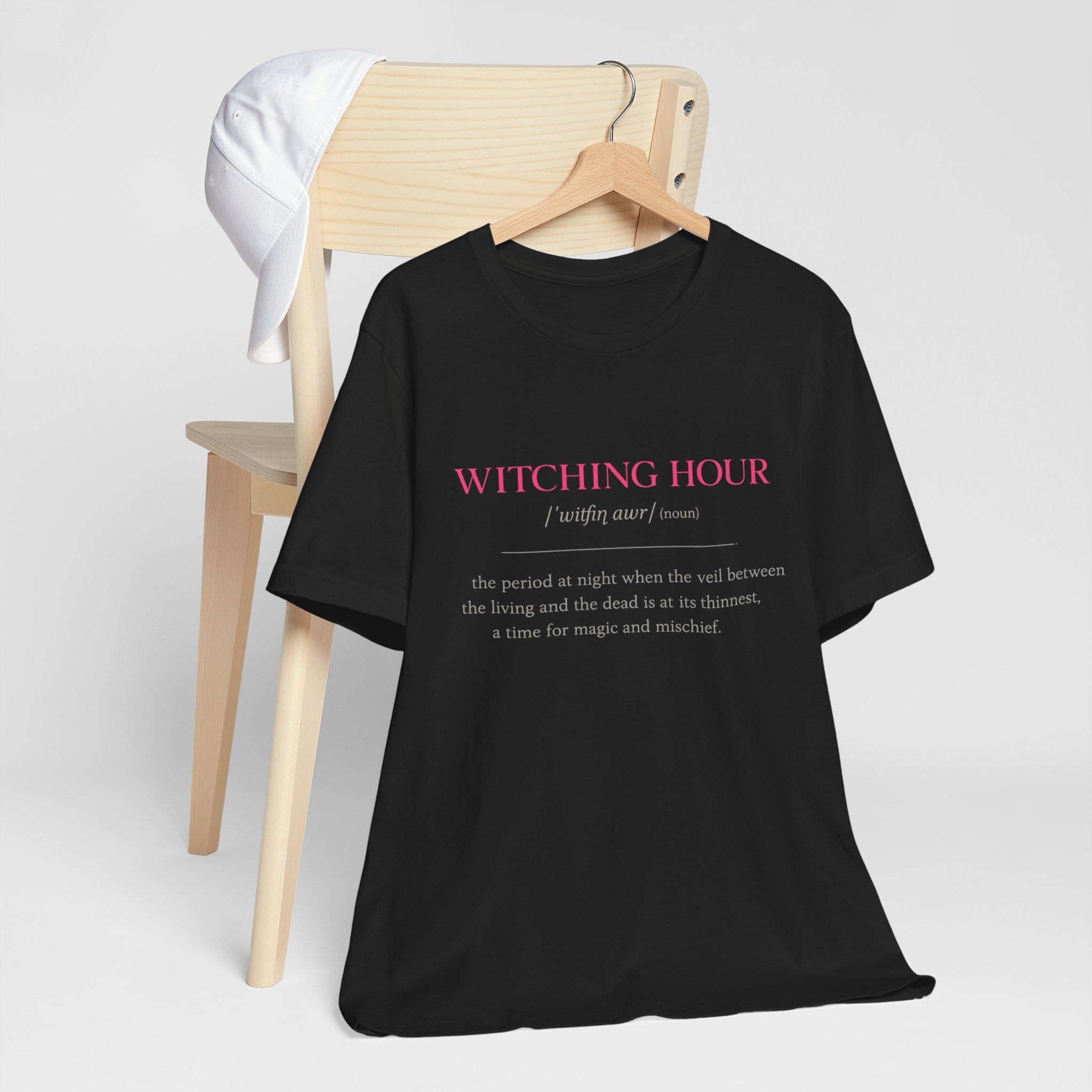 Witching Hour Definition Tee — Gothic Witchy Halloween T‑Shirt