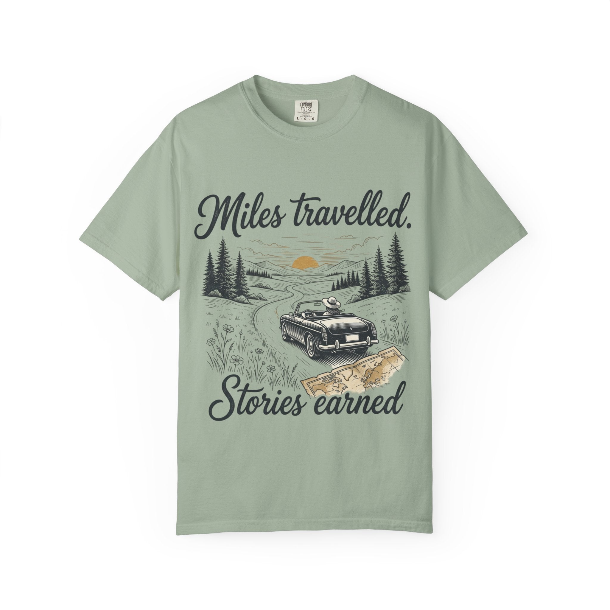 Miles Travelled, Stories Earned T-Shirt