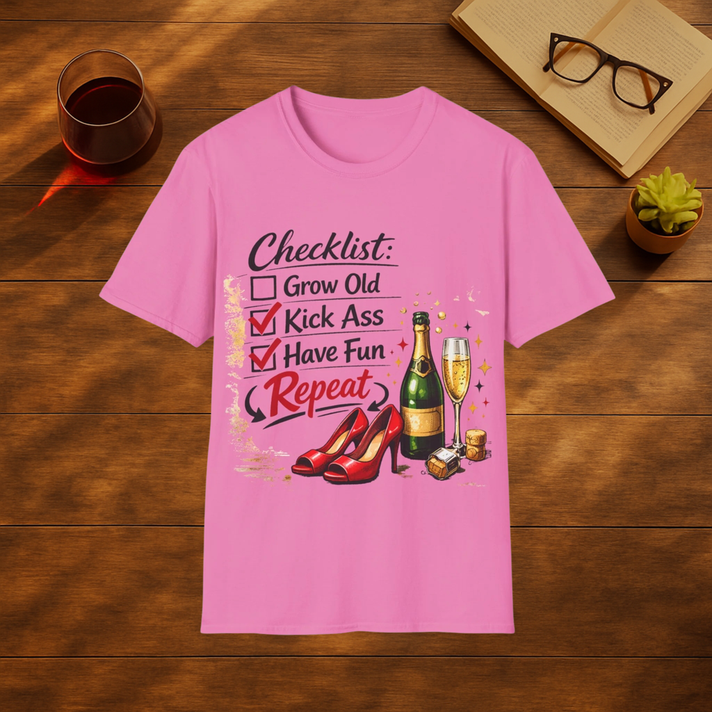 Checklist Midlife Mischief T-Shirt