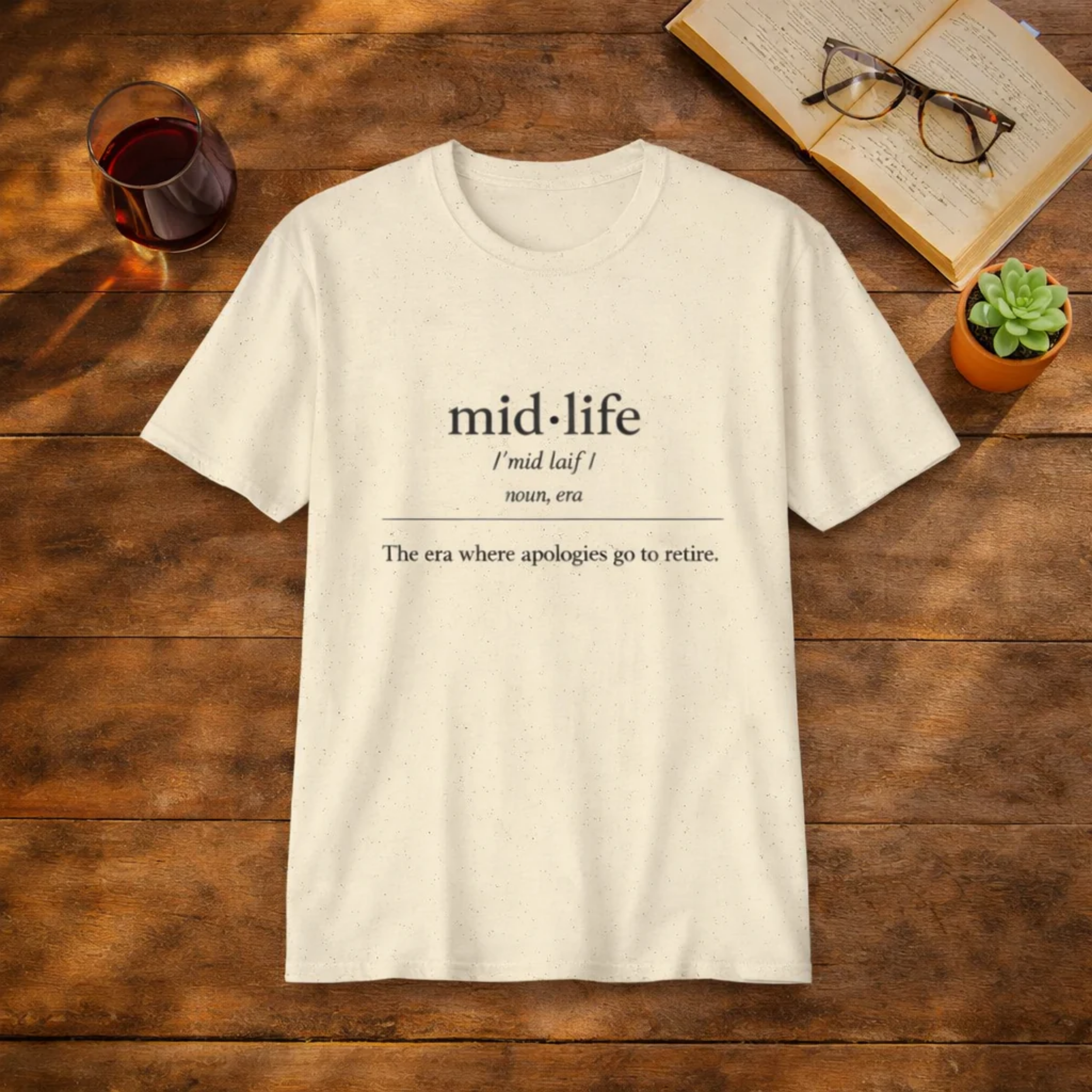 Mid-life Where Apologies Go To Retire T-Shirt