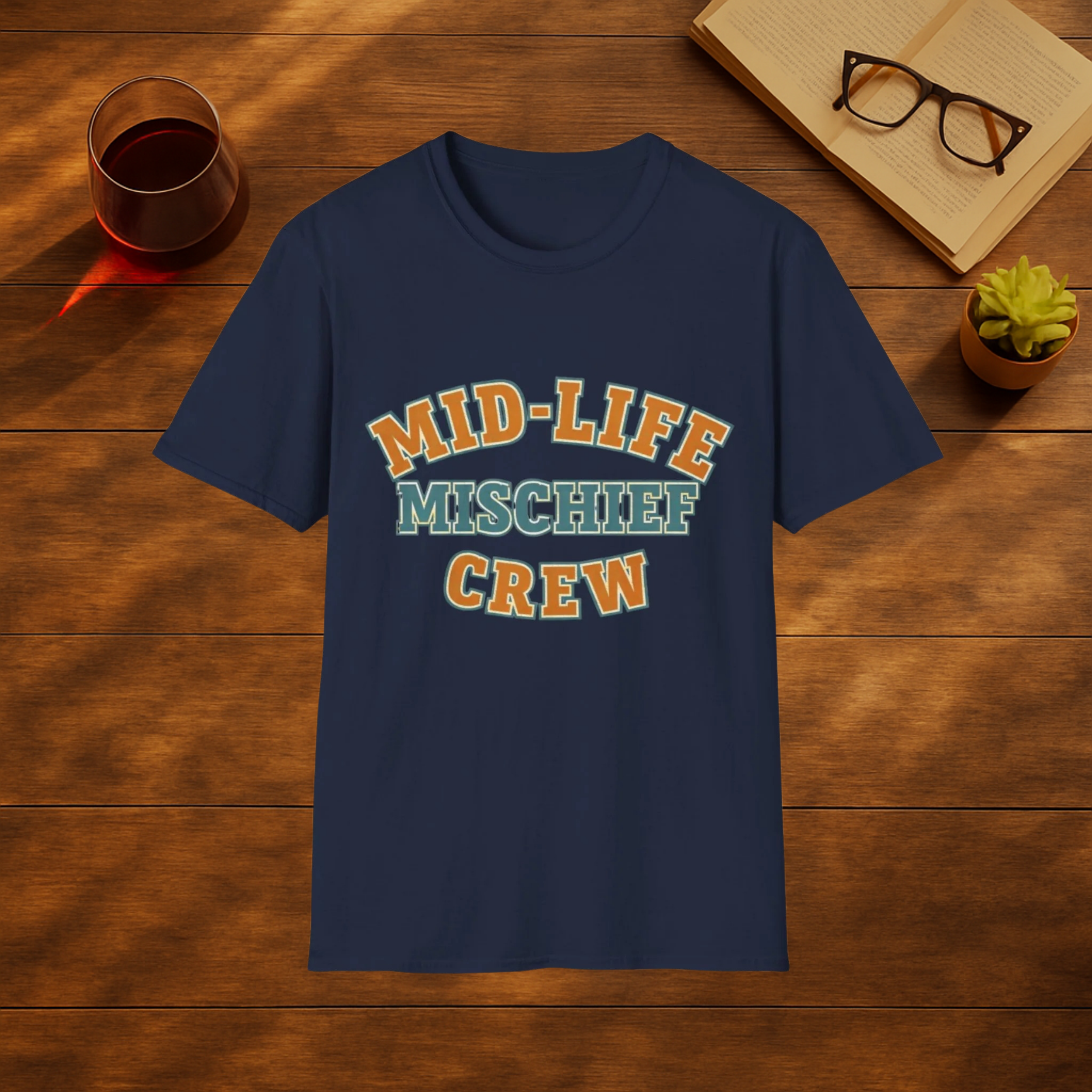Midlife Mischief Crew T-Shirt