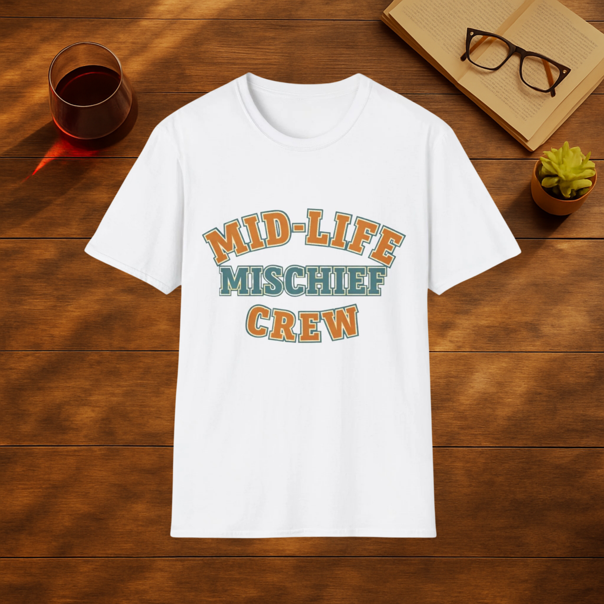 Midlife Mischief Crew T-Shirt