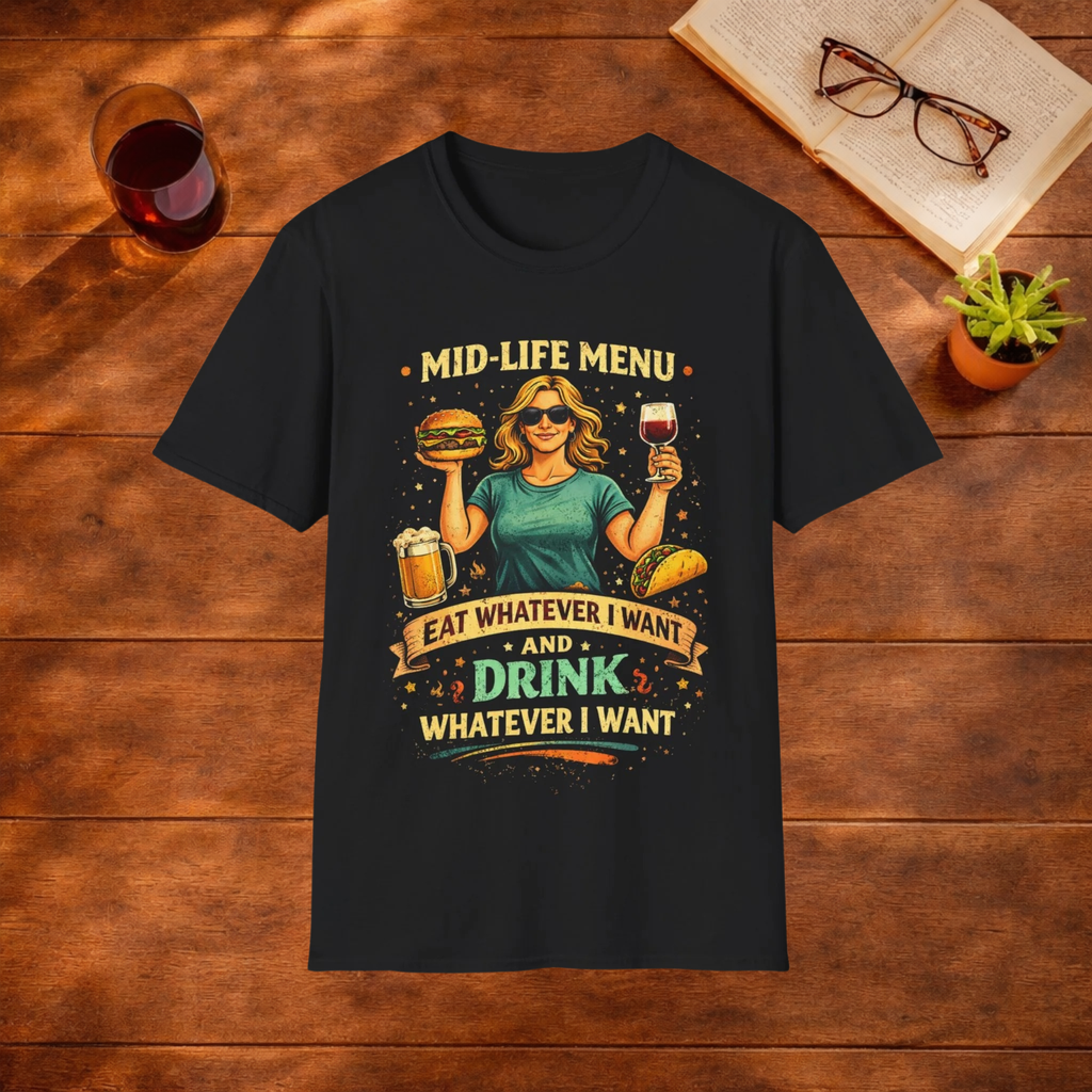Midlife Menu T-Shirt
