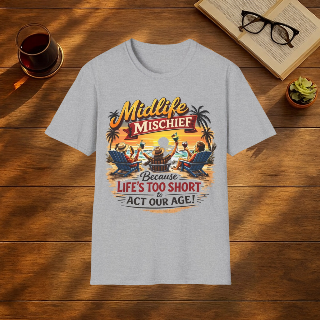 Life is Too Short Midlife Mischief T-Shirt
