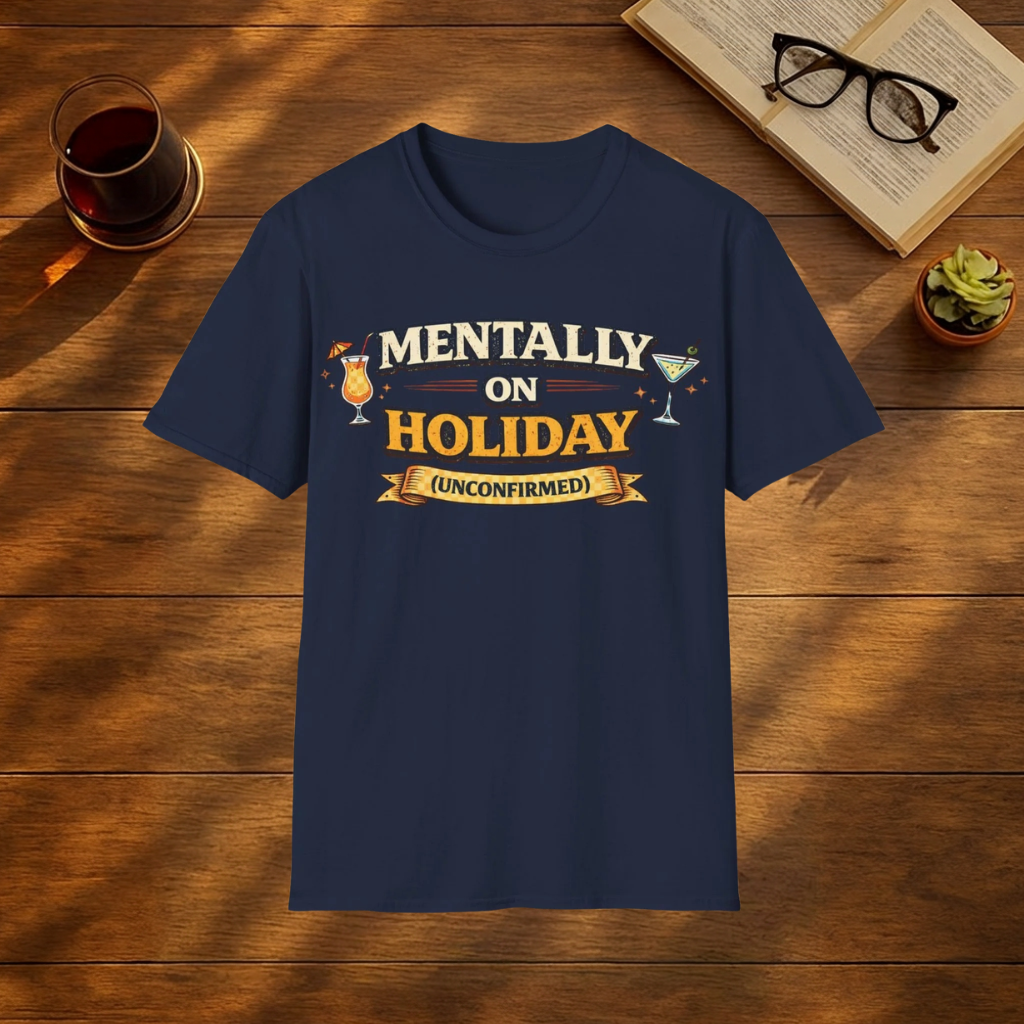 Mentally On Holiday (Unconfirmed) T-Shirt