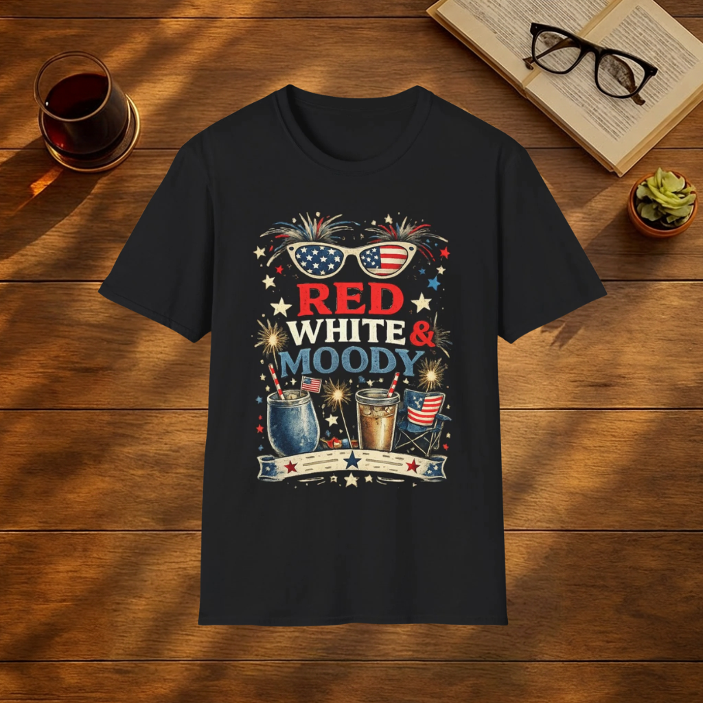 Red, White & Moody Sunglasses T-Shirt