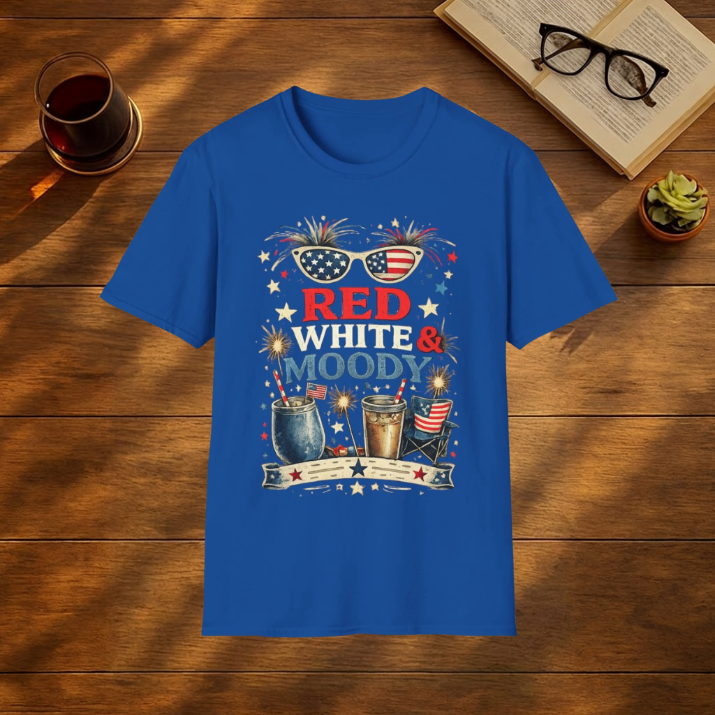 Red, White & Moody Sunglasses T-Shirt