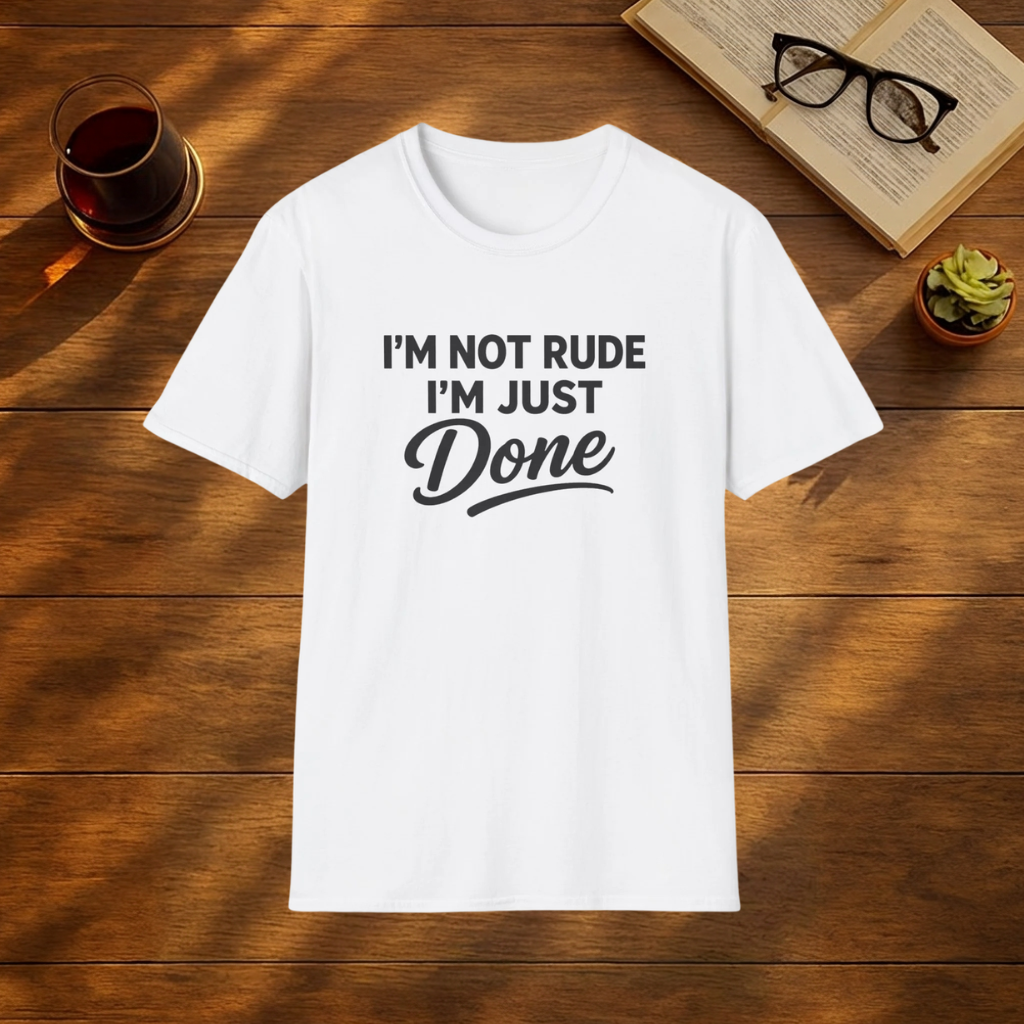 I'm Not Rude, I'm Just Done T-Shirt