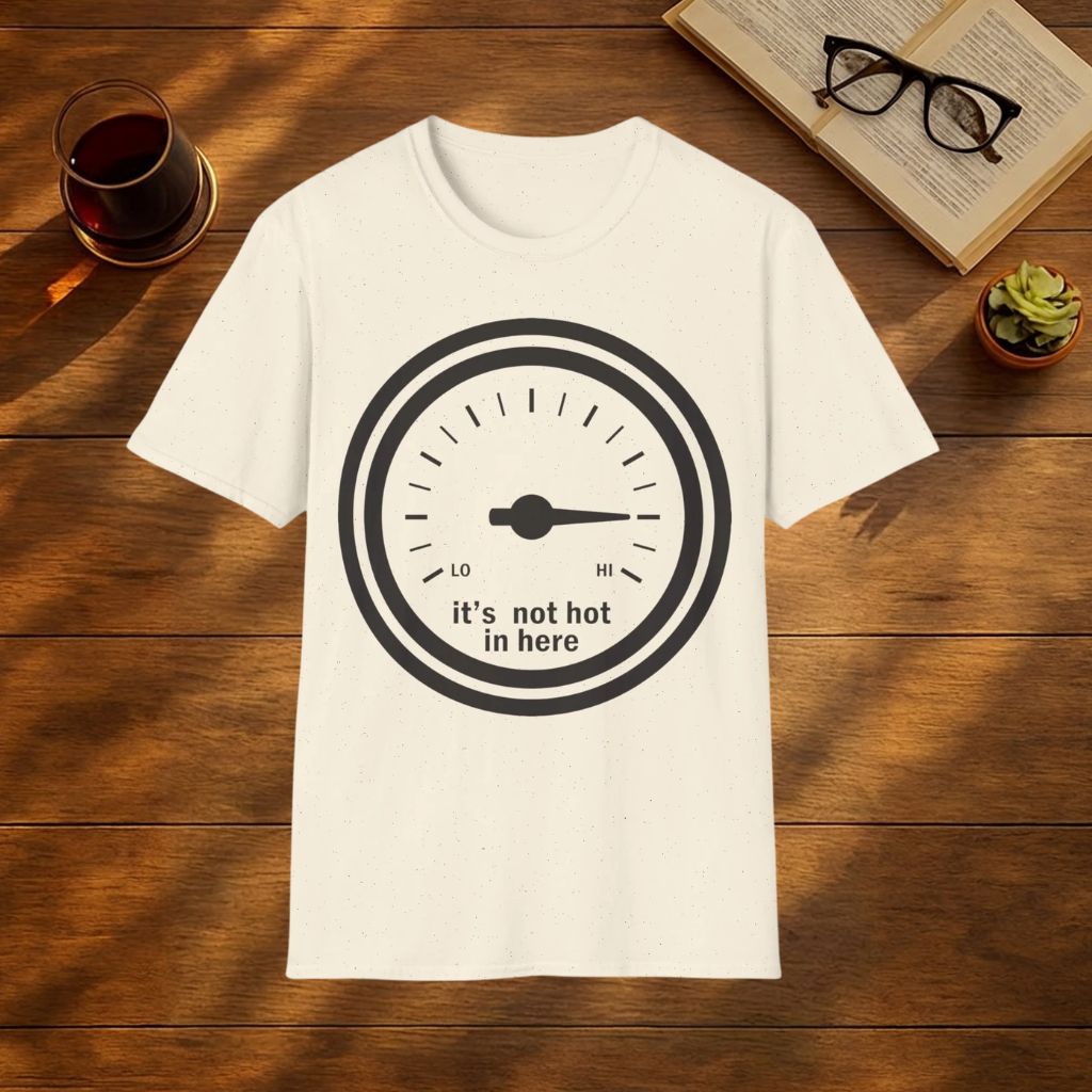 It's Not Hot In Here Thermometer T-Shirt