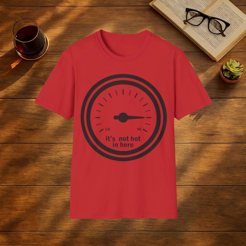 It's Not Hot In Here Thermometer T-Shirt
