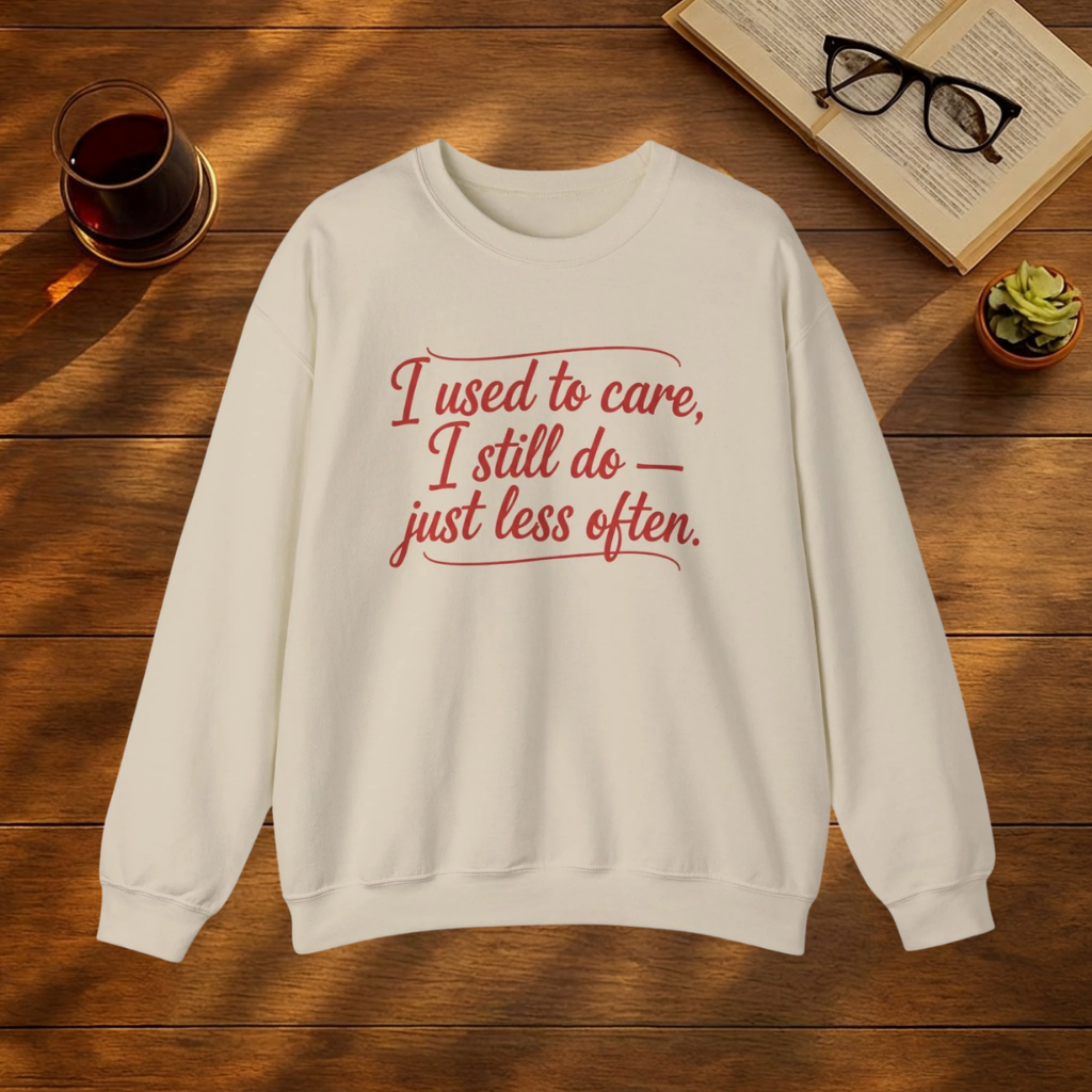 I Used to Care. I Still Do. Just Less Often. Sweatshirt