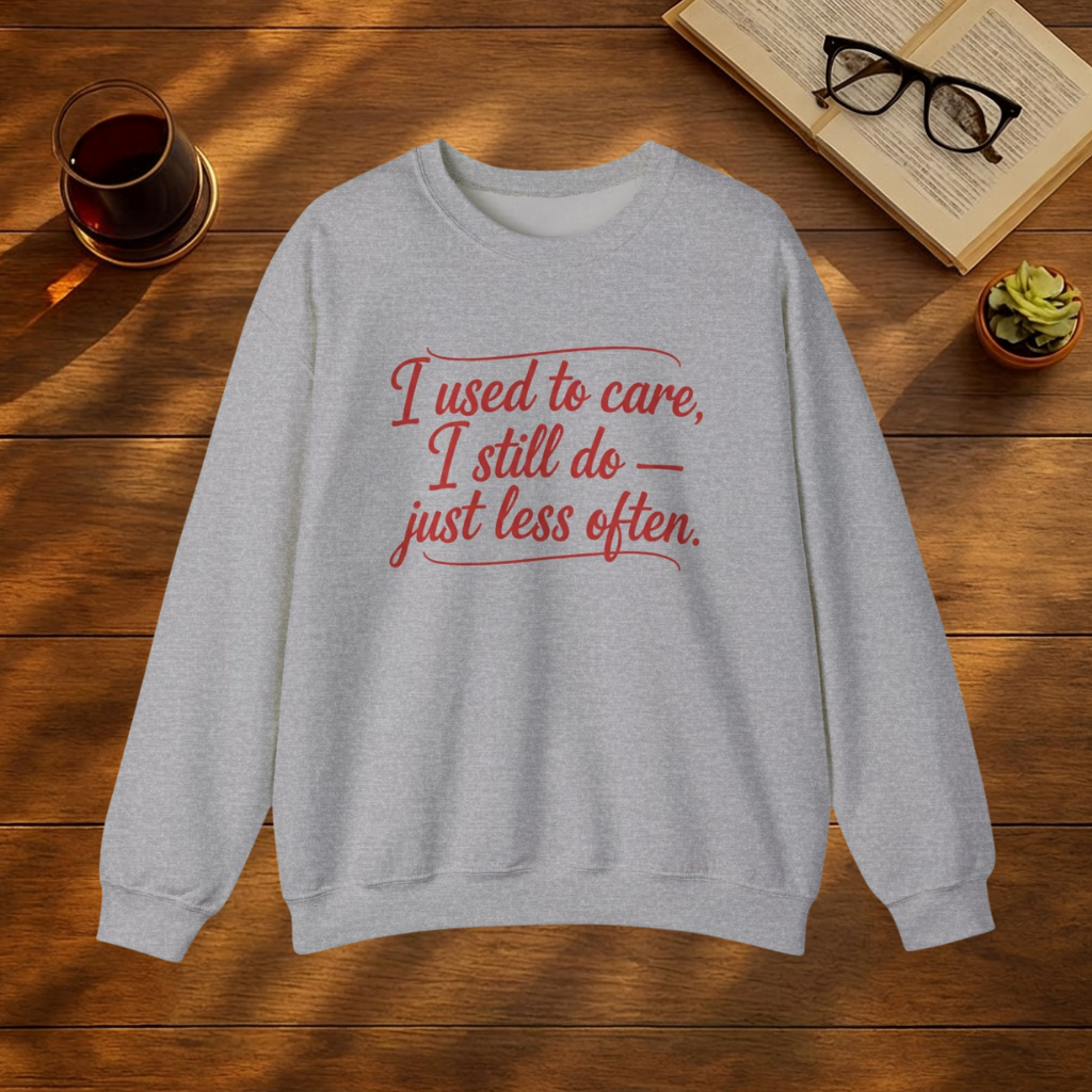 I Used to Care. I Still Do. Just Less Often. Sweatshirt