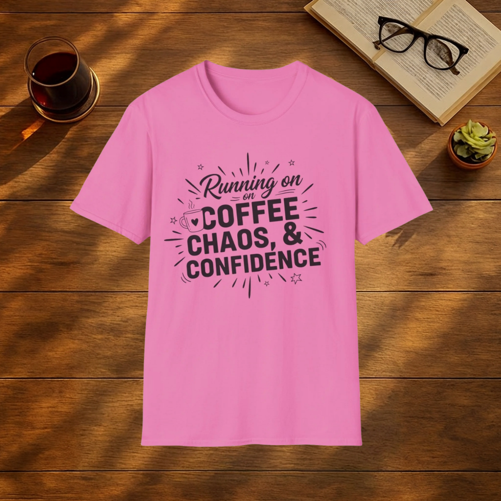 Running on Coffee, Chaos & Confidence T-Shirt
