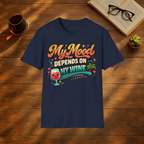 My Mood Depends on My Wine T-Shirt