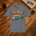 My Mood Depends on My Wine T-Shirt
