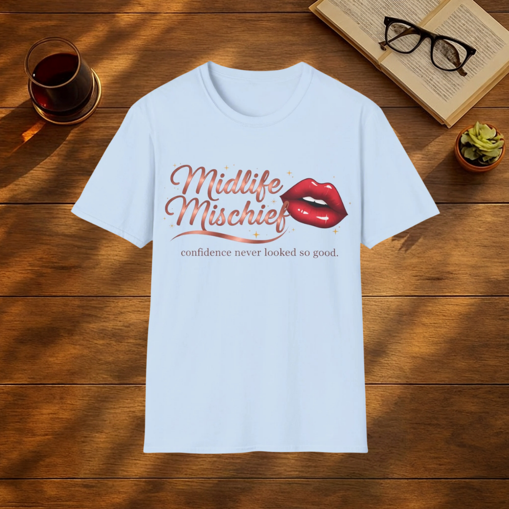 Midlife Mischief with Lips T-Shirt