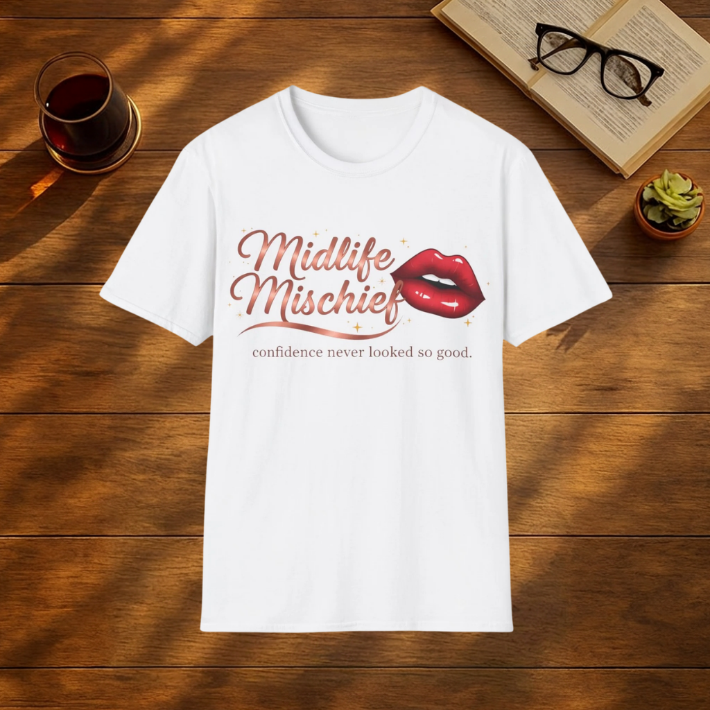 Midlife Mischief with Lips T-Shirt