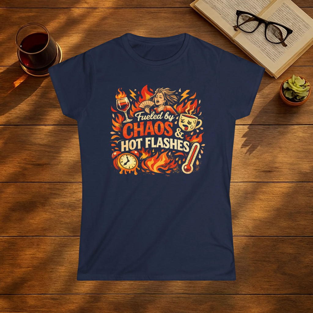 Fueled by Chaos & Hot Flashes T-Shirt