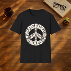 Peace Love Naps T-Shirt — Retro Hippie Peace Sign Tee