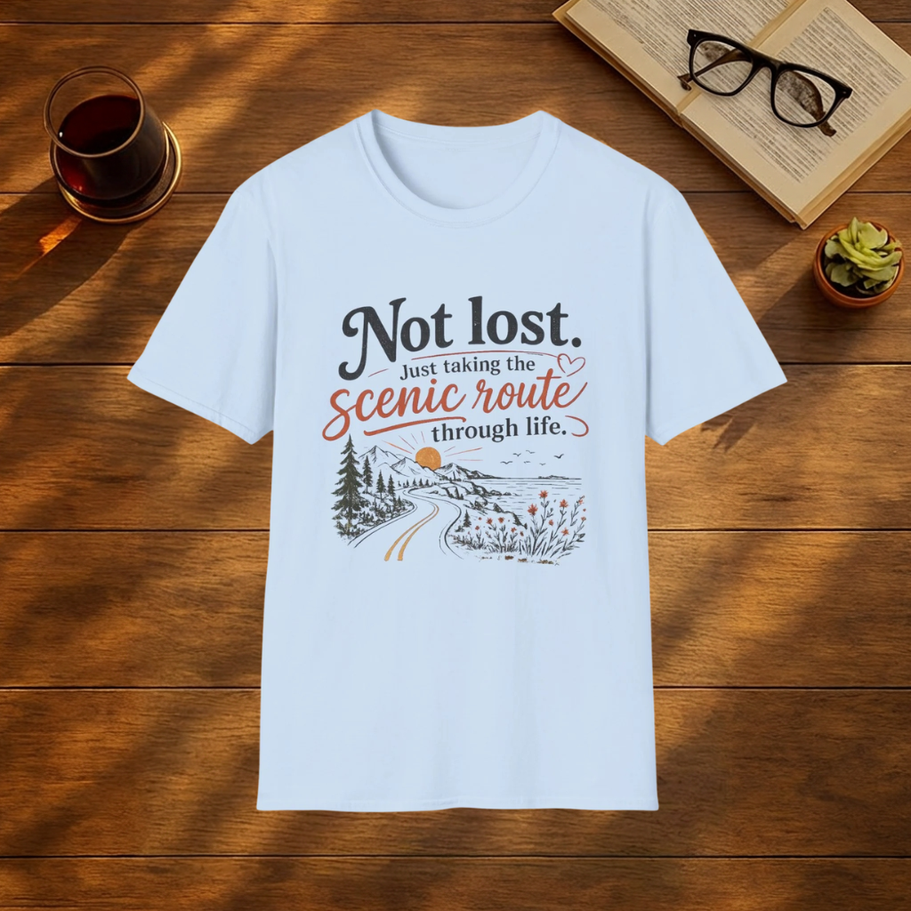 Not Lost. Just Taking the Scenic Route Through Life T-Shirt