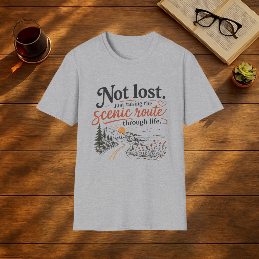 Not Lost. Just Taking the Scenic Route Through Life T-Shirt