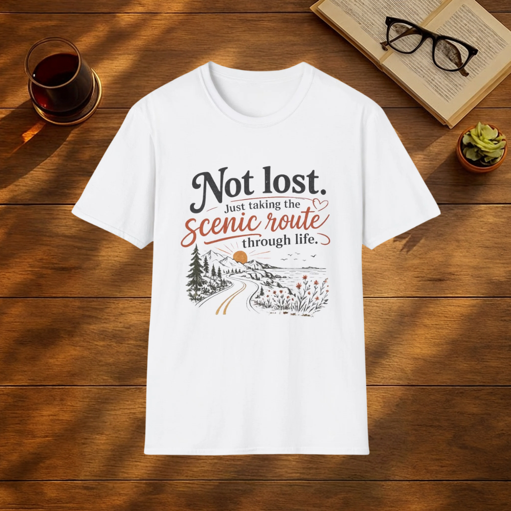 Not Lost. Just Taking the Scenic Route Through Life T-Shirt