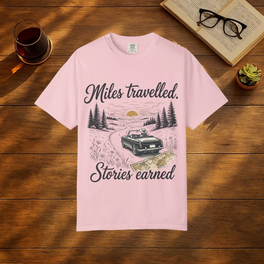 Miles Travelled, Stories Earned T-Shirt