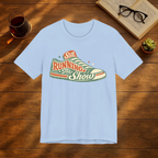 Still Running the Show. Funny Retro Sneaker Graphic T-Shirt