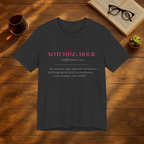 Witching Hour Definition Tee — Gothic Witchy Halloween T‑Shirt