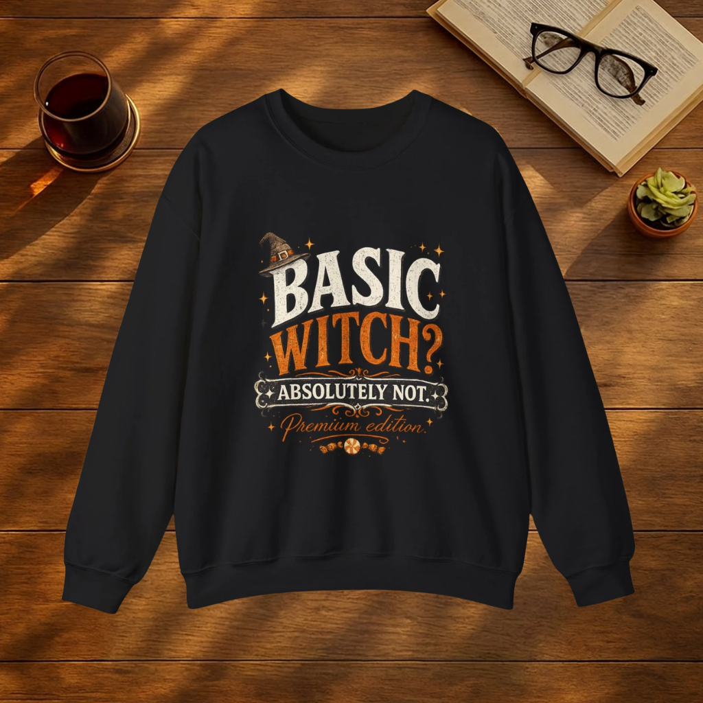 Basic Witch ?  Absolutely Not Sweatshirt