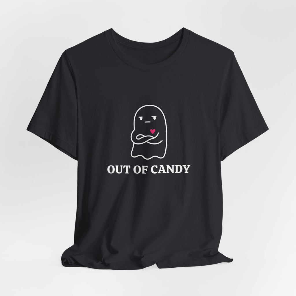Out of Candy Ghost T-Shirt — Cute Halloween Graphic Tee