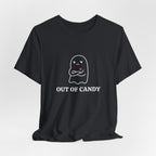 Out of Candy Ghost T-Shirt — Cute Halloween Graphic Tee