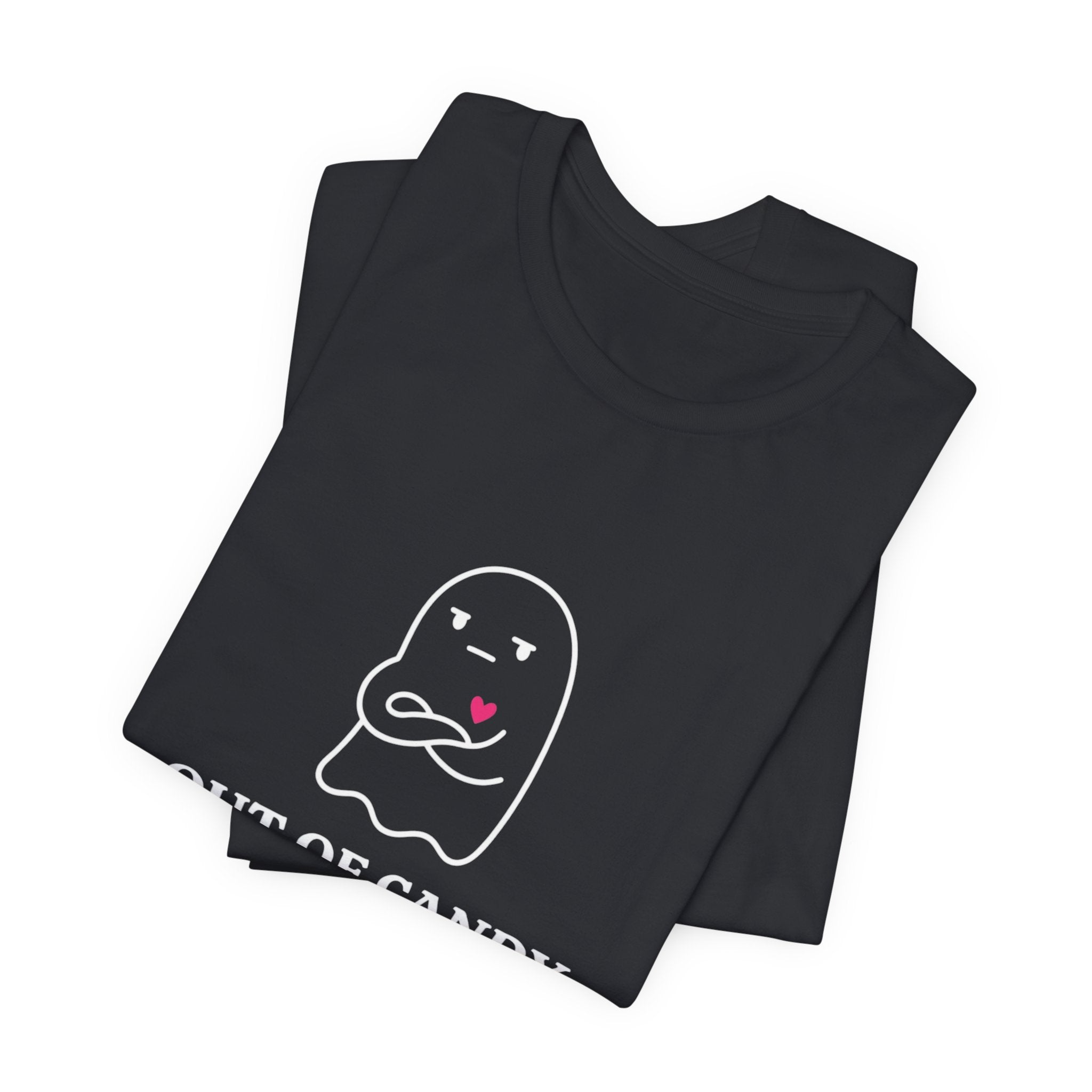 Out of Candy Ghost T-Shirt — Cute Halloween Graphic Tee