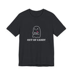 Out of Candy Ghost T-Shirt — Cute Halloween Graphic Tee