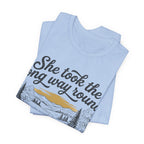 She Took the Long Way Round, No Regrets T-Shirt