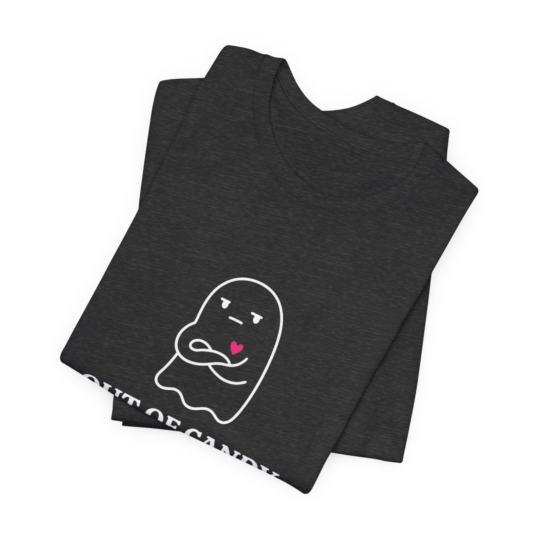Out of Candy Ghost T-Shirt — Cute Halloween Graphic Tee