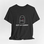 Out of Candy Ghost T-Shirt — Cute Halloween Graphic Tee