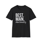 Best. Man. T-Shirt — Humorous Groomsmens' Wedding Tee