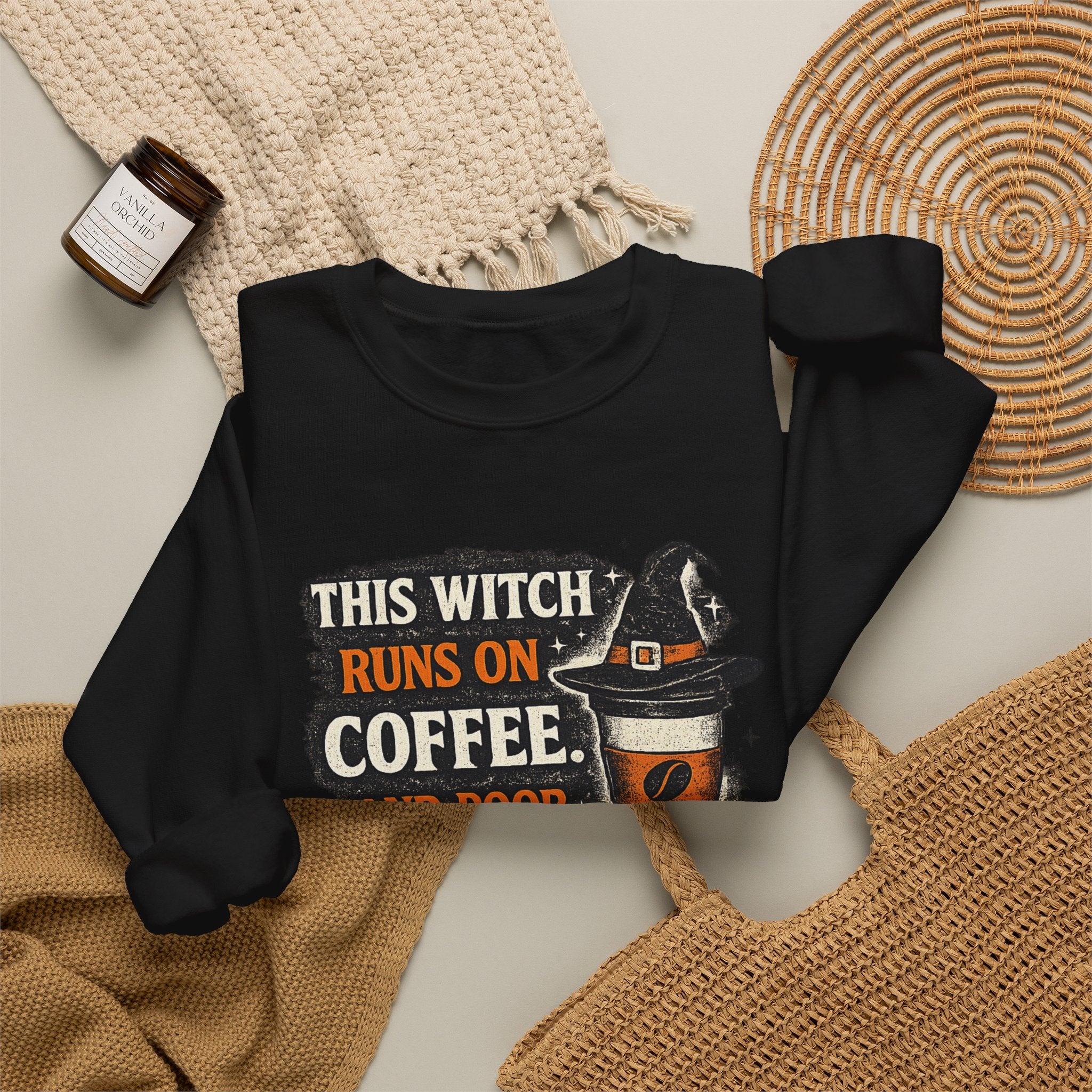 This Witch Runs on Coffee Sweatshirt